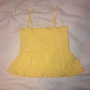 Yellow Pacsun Crop Top